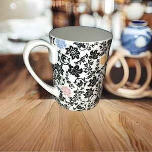 Coffee Cup Martha Stewart Collection For‎ Macy's Ceramic Floral Mug